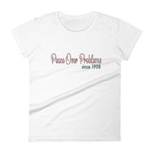Load image into Gallery viewer, Peace Over Problems Since 1908 Tee
