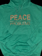 Green + Gold Glitter P.O.P. Hoodie